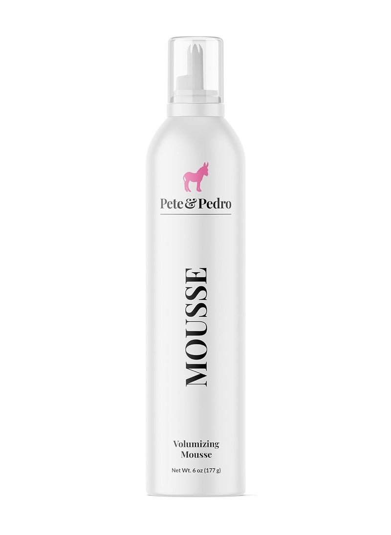 Pete & Pedro Pete & Pedro MOUSSE - Whip Volumizing Mousse Hairstyling Spray, Adds Body & Volume For Smoother Blowout Finish | Argan Oil & Wheat Protein For Hydration, Softness, Shine & Strength | Shark Tank Featur  - Image 1