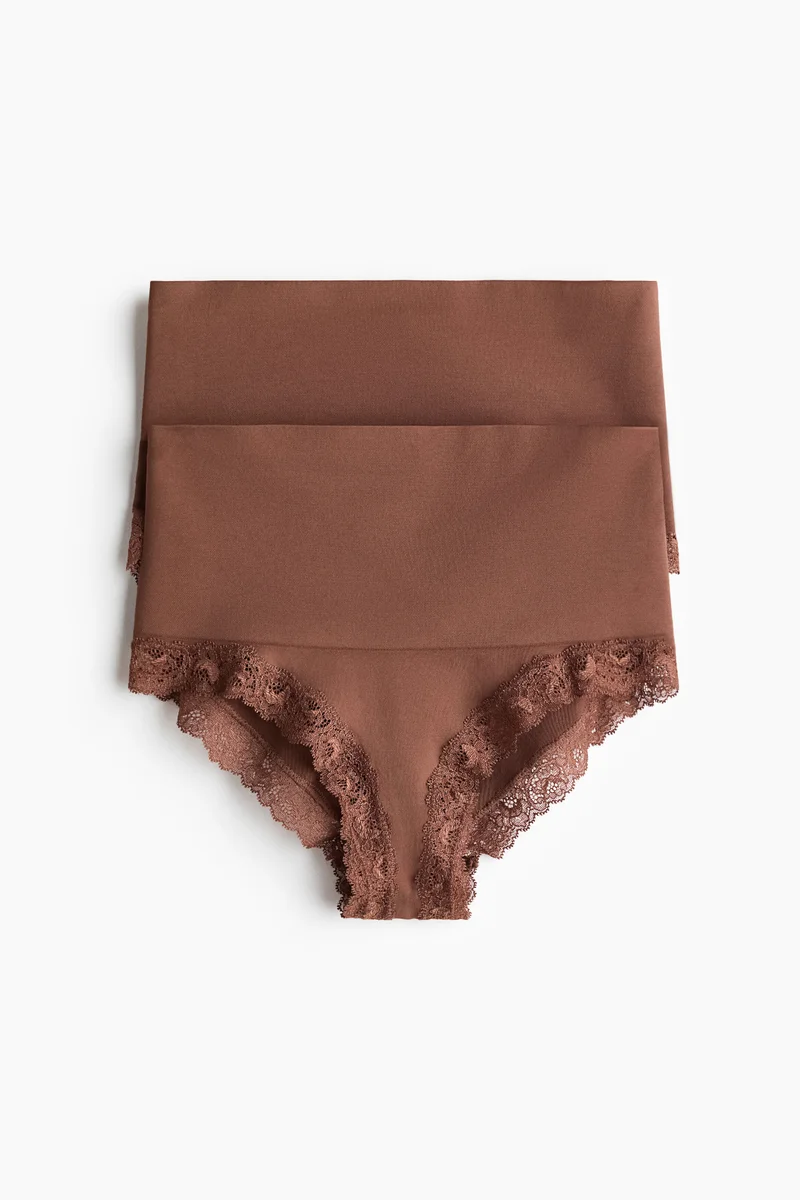 H&M  2-pack Medium Shape Briefs for Women | Best Price UAE
