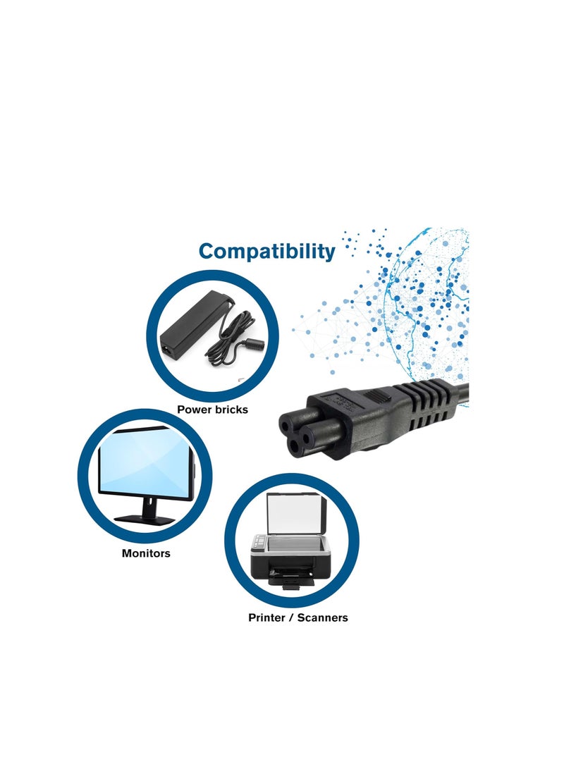Terabyte C2G 0.5m UK Laptop Power Cord (BS 1363 to IEC 60320 C5) Black - Image 3