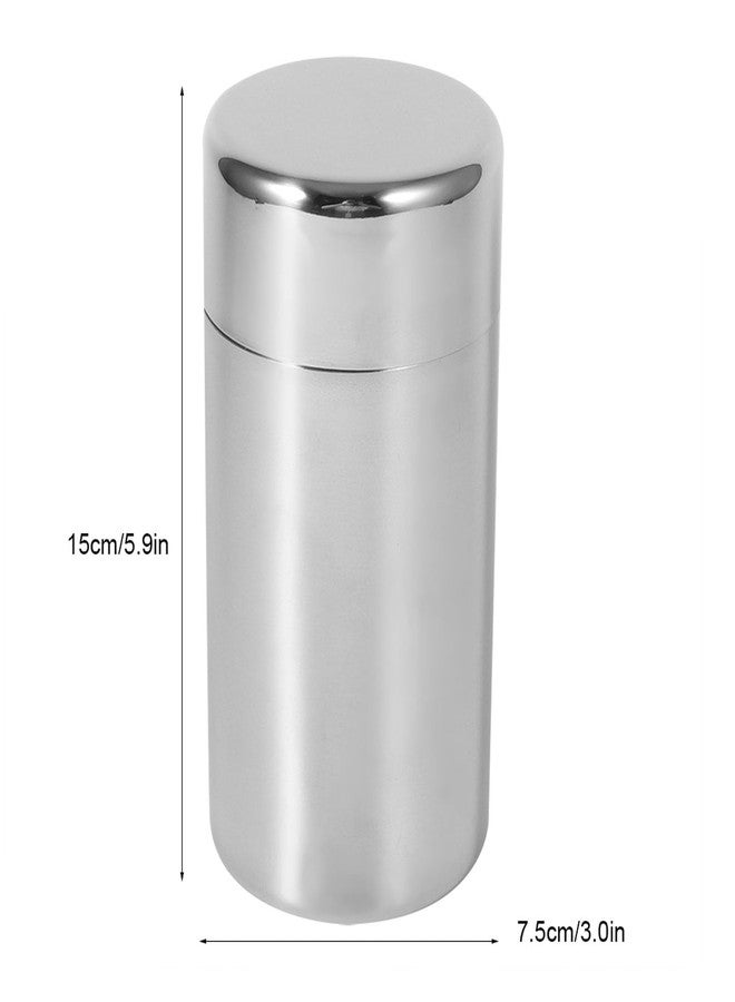 Kodrily Tea Canister, Double Seal Tea Tins for Loose Tea, Stainless Steel Tea Tin Canister, Round Tea Storage Containers with Airtight Double Lids for Coffee Sugar, 5.9 x 3.0in (L) - Image 2