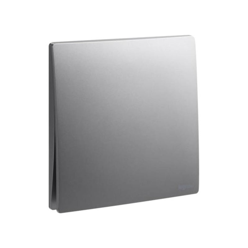 Legrand Mallia Senses 1 Gang 1 Way Switch - Dark Silver