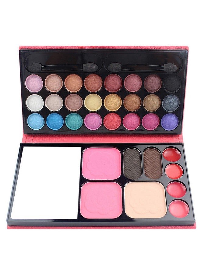 Vtrem Cosmetic Make Up Palette Set Kit 24 Colors Eyeshadow/Lip Glosses/Eyebrow Powder/Blushers/Pressed Powder/Mirror/Brushes All In One Makeup Gift Set For Teens Girls Beginners Pros - Image 1