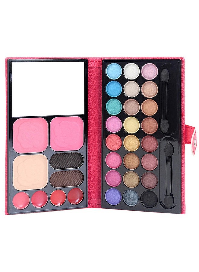 Vtrem Cosmetic Make Up Palette Set Kit 24 Colors Eyeshadow/Lip Glosses/Eyebrow Powder/Blushers/Pressed Powder/Mirror/Brushes All In One Makeup Gift Set For Teens Girls Beginners Pros - Image 4