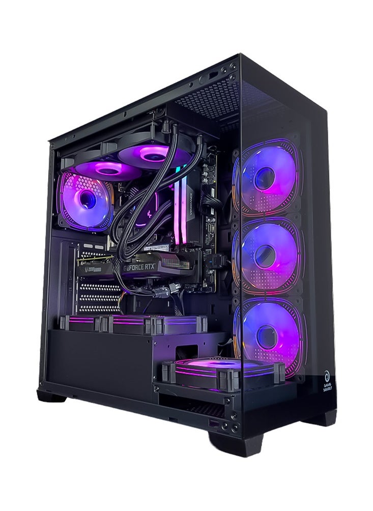 Game Sekret Astra Gaming PC - Intel Core i9-12900K upto 5.2GHz Processor (CPU) | ASUS Dual GeForce RTX 4060 EVO OC 8GB Graphics Card (GPU) | 32GB (2x16GB) RAM Memory | 1TB NV2 M.2 NVMe SSD Storage | ARGB AIO Liquid Cooler | WiFi Ready | Windows 11 Pro (OS) | Game Sekret Desktop Computer Tower  - Image 1