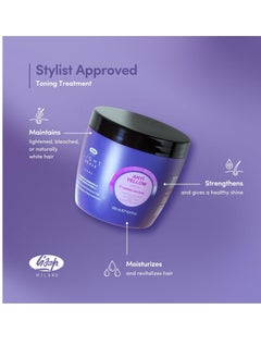 Lisap Light Scale Care Purple Hair Mask - Anti-Yellow Toner for Blonde Hair & Highlights, Nourishing Treatment to Neutralize Brassy and Yellow Undertones - pzsku/Z1586C2C1FFF24F9C7CF1Z/45/_/1737466054/bca16d29-f876-440b-abcd-1cb39733e5f3