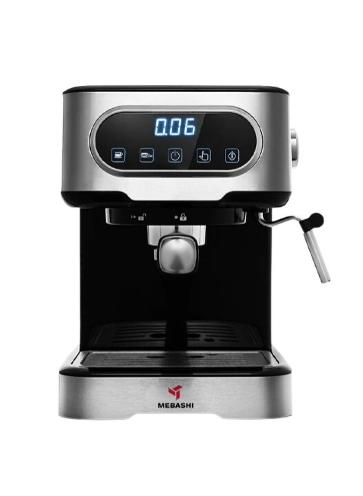 Mebashi Espresso Coffee Machine | 1.5L Capacity, 20Bar Pressure(ME-ECM2022) - Image 1