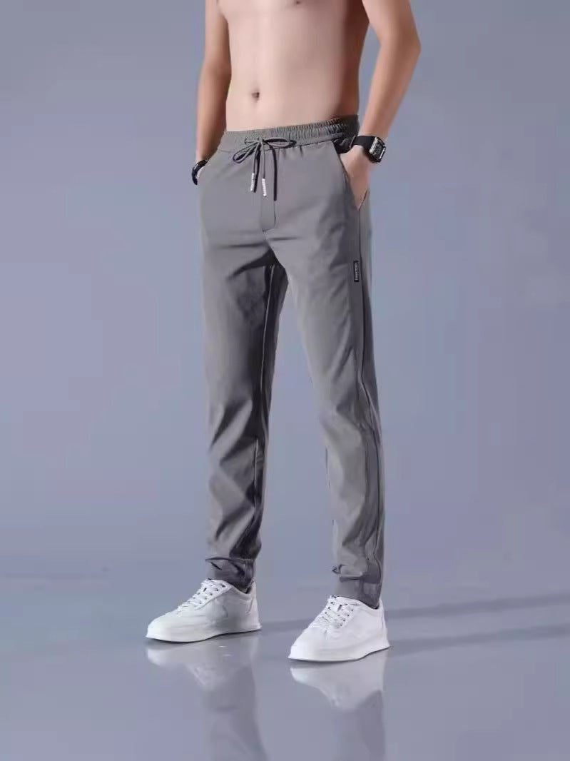 Men'S Work Pants Men'S Work Loose Wear-Resistant Dirty Work Clothes Work Breathable Ice Silk Autumn Work Pants - Image 5