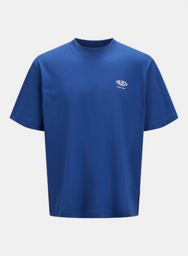 JACK & JONES JACK & JONES Mens Concrete Globe Tee Crew Neck  - Image 1