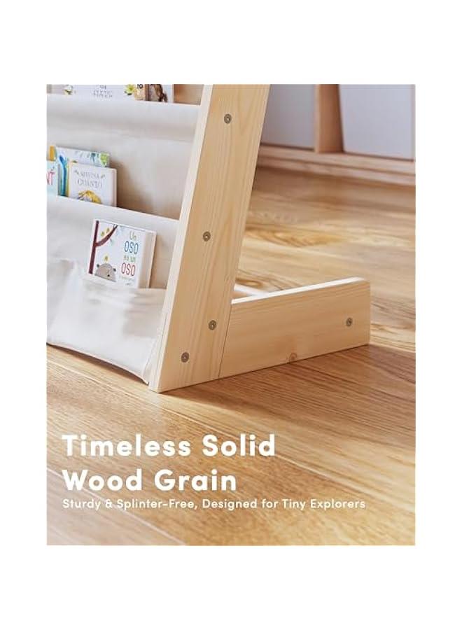 Arabest Kids Bookshelf, Book Shelf for Kids Rooms, Toddler Bookshelf, Book Rack for Kids (Wood, Medium)  - Image 5