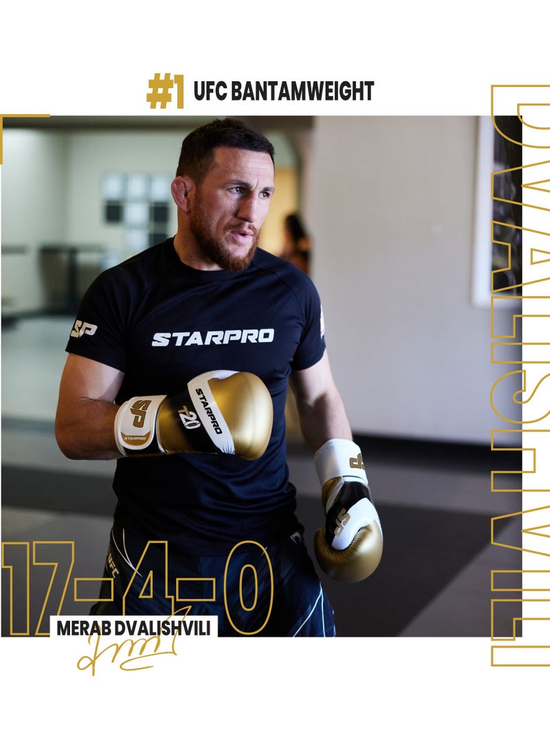 Starpro قفازات الملاكمة Starpro T20 8oz 10oz 12oz 14oz 16oz قفازات جلدية نباتية للتدريب السجال مع بطانة مقاومة للماء شبكة قابلة للتنفس لحماية اليد - Image 5