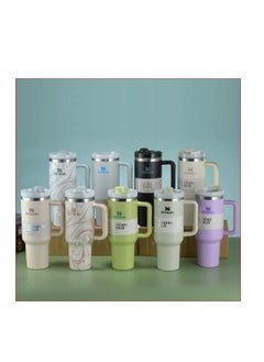 Stanley Stanley Quencher H2.0 FlowState Stainless Steel Vacuum Insulated Tumbler with Lid and Straw for Water, Iced Tea or Coffee, Smoothie and More, Black,pink,Purple,Beige etc...,40 oz  - Image 2