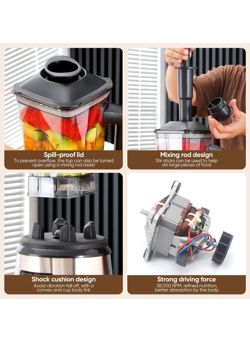 6 in 1 Food Processor with 2L Processing Bowl 2.5L Jar Grinder Chopper for Chopping Slicing Shredding and More  Multi Purpose Juicer