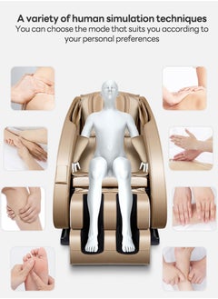 Glanfen （5 Years Warranty）Massage Chair, Full Body Zero Gravity Massage Chair with Advanced Air Bag Massages,Back Heating, Bluetooth Speaker, Adjustable Intensity and Safety Features（Comes with remote control）  - Image 5