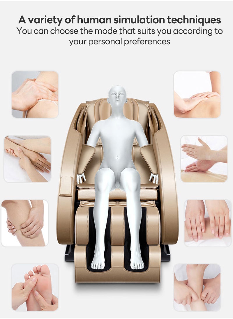Glanfen （5 Years Warranty）Massage Chair, Full Body Zero Gravity Massage Chair with Advanced Air Bag Massages,Back Heating, Bluetooth Speaker, Adjustable Intensity and Safety Features（Comes with remote control）  - Image 5