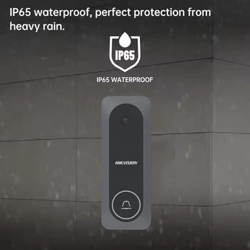 HIKVISION DS-KIS205T Wired Video Door Phone Kit | 7-Inch Indoor Monitor | HD Outdoor Doorbell Camera | Built-in Mic & Speaker | Noise Reduction | Night Vision | One-Touch Unlock Function - Image 5