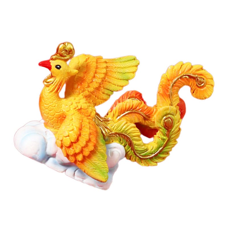 Resin Phoenix Cake Topper Animal Figurine For Home Garden And Baking Decoration - Image 2