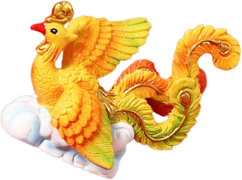 Resin Phoenix Cake Topper Animal Figurine For Home Garden And Baking Decoration - Image 1