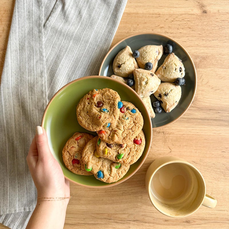 MORA Ceramic Artisan Matte Plates Set, 7.8 in - Set of 6 - The Dessert, Salad, Appetizer, Small Dinner etc Plate. Microwave, Oven, and Dishwasher Safe, Scratch Resistant. Kitchen Porcelain Dish - Image 5