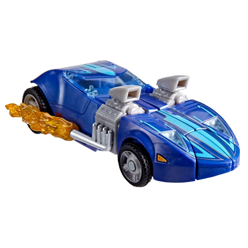 TRANSFORMERS ترانسفورمرز كولابوريتيف هوت ويلز x توين ميل ديلوكس كلاس 5إنش روبوت أكشن فيجور يتحول إلى سيارة سباق ألعاب سيارات للأعمار 8 - Image 3