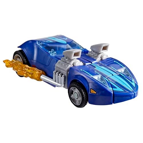 TRANSFORMERS ترانسفورمرز كولابوريتيف هوت ويلز x توين ميل ديلوكس كلاس 5إنش روبوت أكشن فيجور يتحول إلى سيارة سباق ألعاب سيارات للأعمار 8 - Image 1