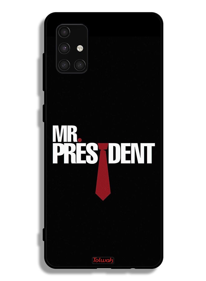 Tolwak Samsung Galaxy A71 4G Protective Case Cover Mr President - Image 1