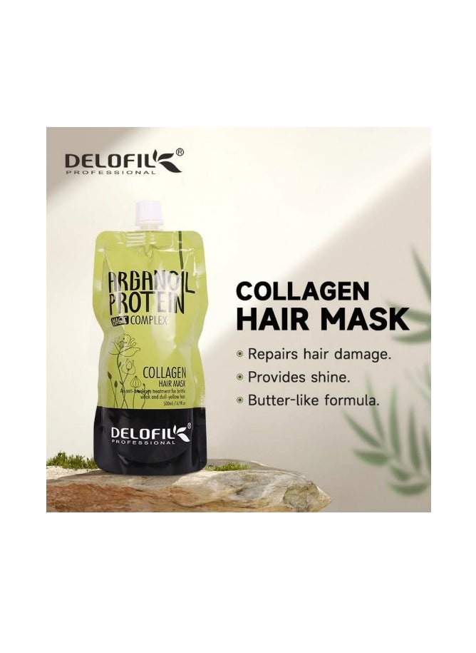 Delofil Professional Argan Oil Protein Magic Complex Collagen Hair Mask An Anti Breakage Treatment 500ml - pzsku/Z15879A7B8685166247F0Z/45/_/1732810090/40f9d49e-016c-437b-853a-5a2bf7139f67