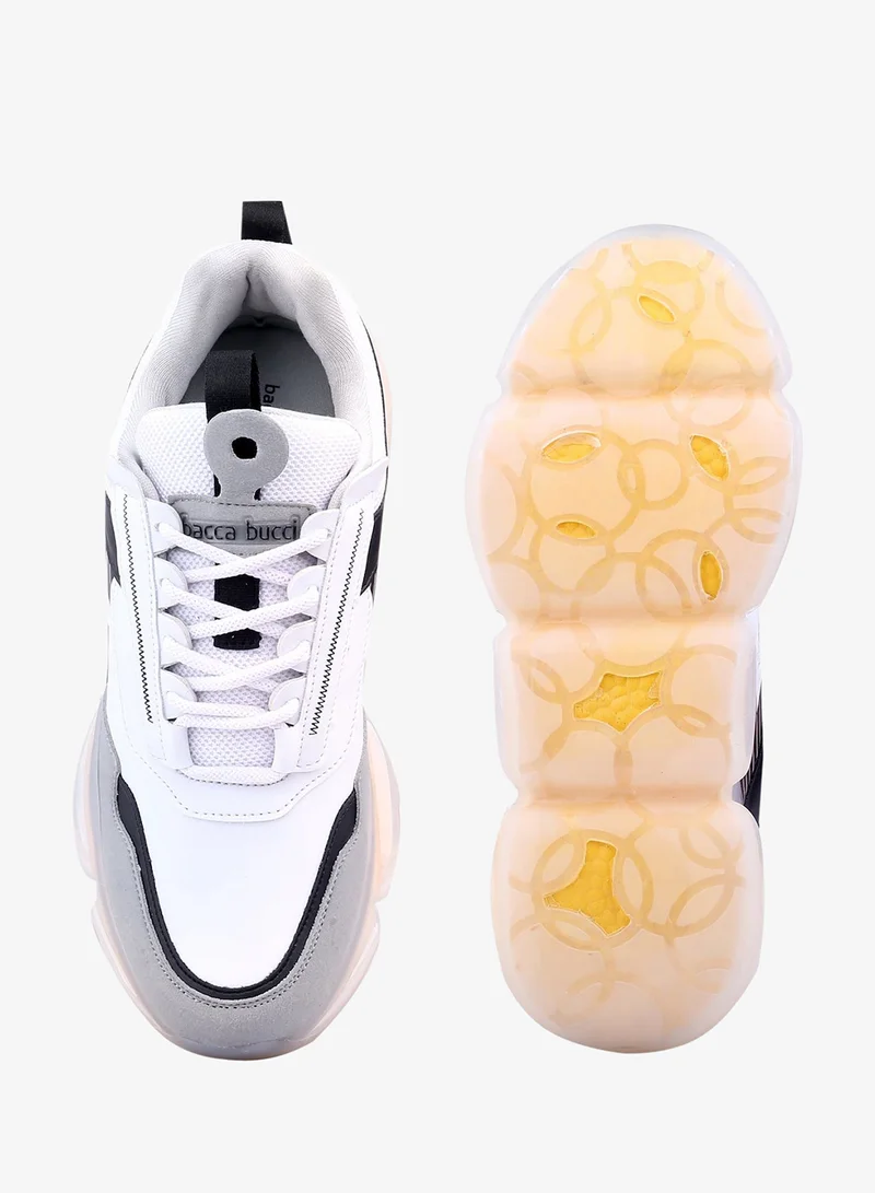 Bacca Bucci WHITE Viking Sneakers for Men | Best Price UAE