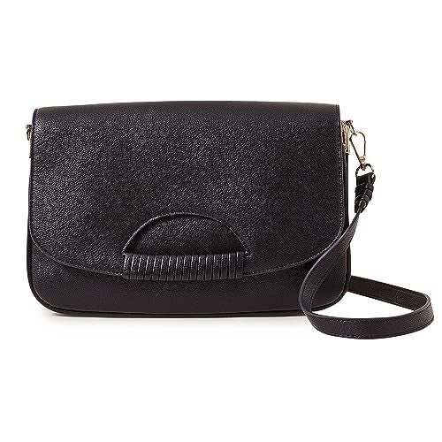 Accessorize London Women's Black Wrap Handle Cross Body - Image 1