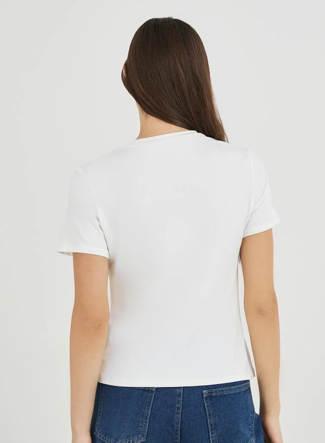Take Two Take Two Graphic Print Short Sleeve T-Shirt