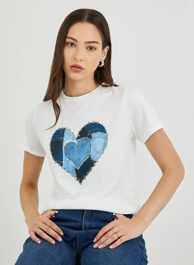 Take Two Take Two Graphic Print Short Sleeve T-Shirt