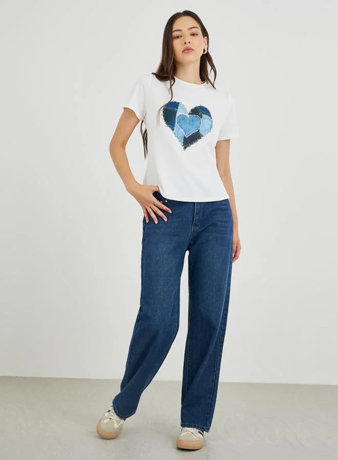 Take Two Take Two Graphic Print Short Sleeve T-Shirt