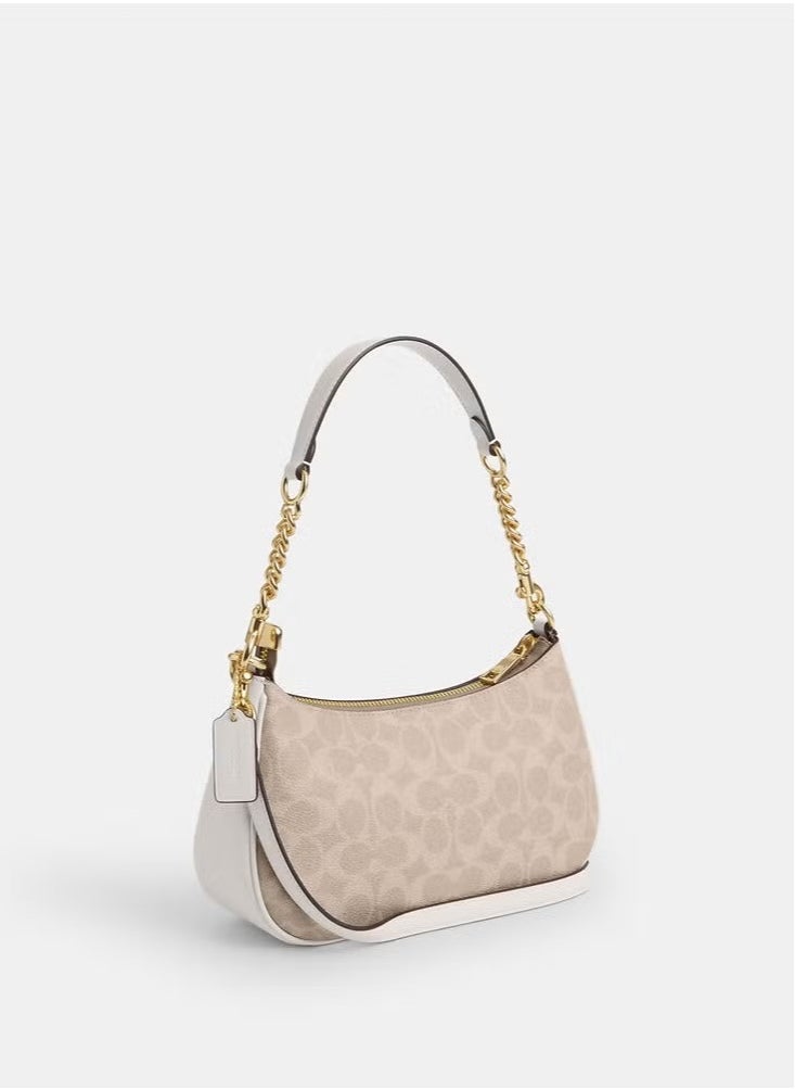 Coach Teri Shoulder Bag In Signature Canvas