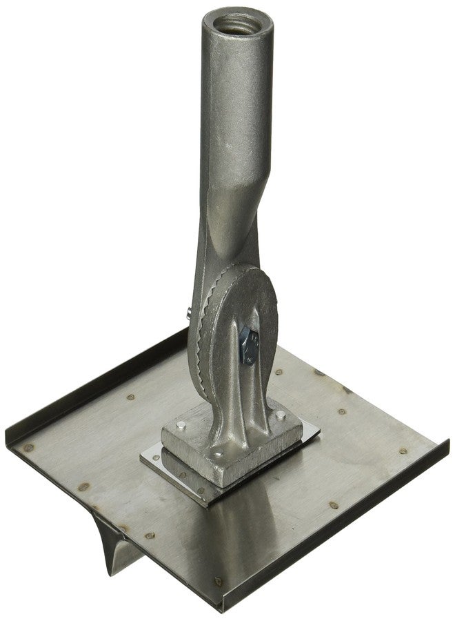 Kraft Tools CC027 8"x8" Stainless Steel Walking Seamer/Groover 3/4"R w/Threaded Handle Socket - Image 1
