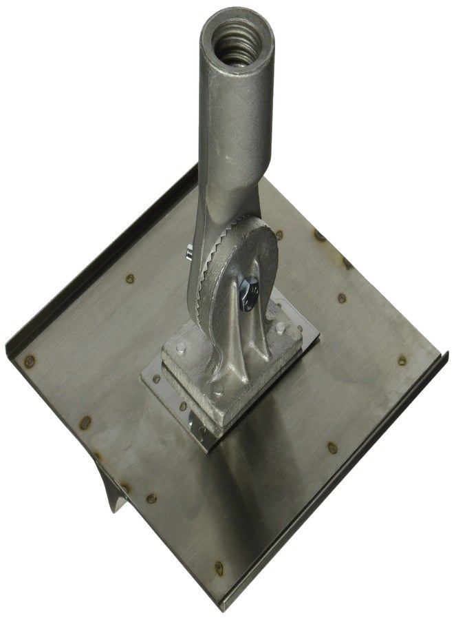 Kraft Tools CC027 8"x8" Stainless Steel Walking Seamer/Groover 3/4"R w/Threaded Handle Socket - Image 2