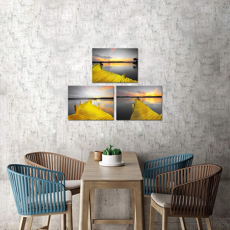 BPA Black and White Ocean Wall Art Set - Image 4