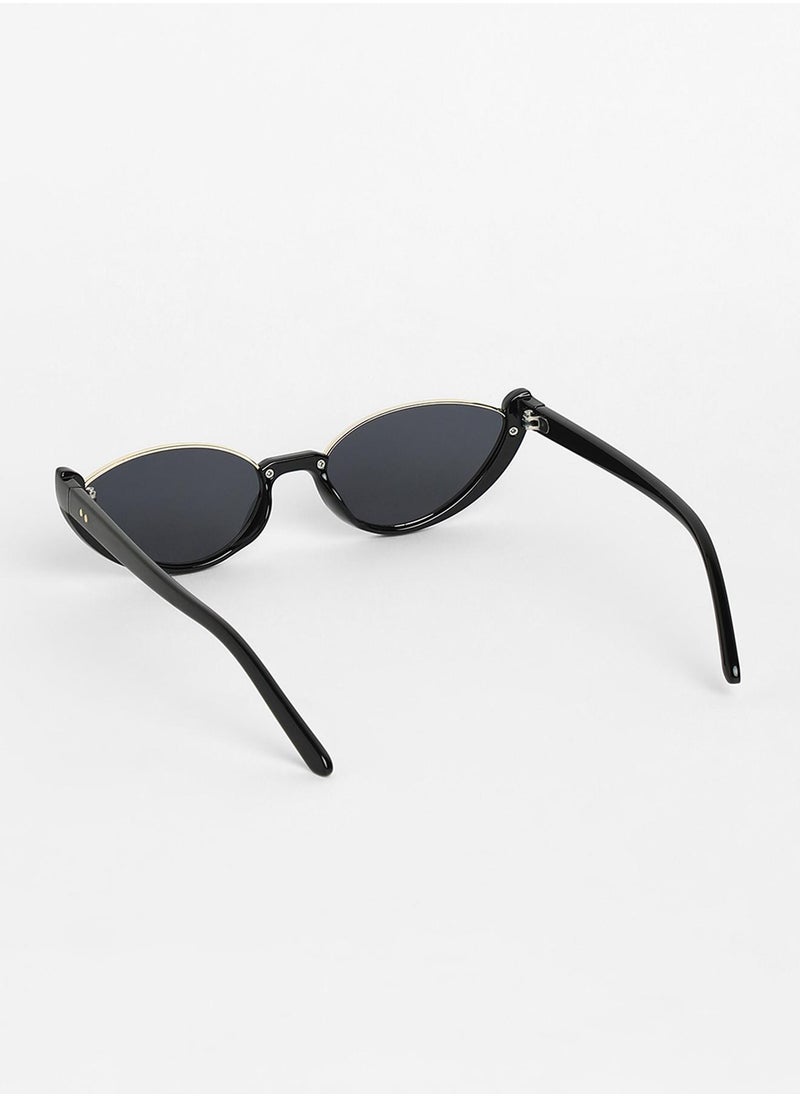 Haute Sauce - The Block Full Rim Cateye Sunglasses - Image 1
