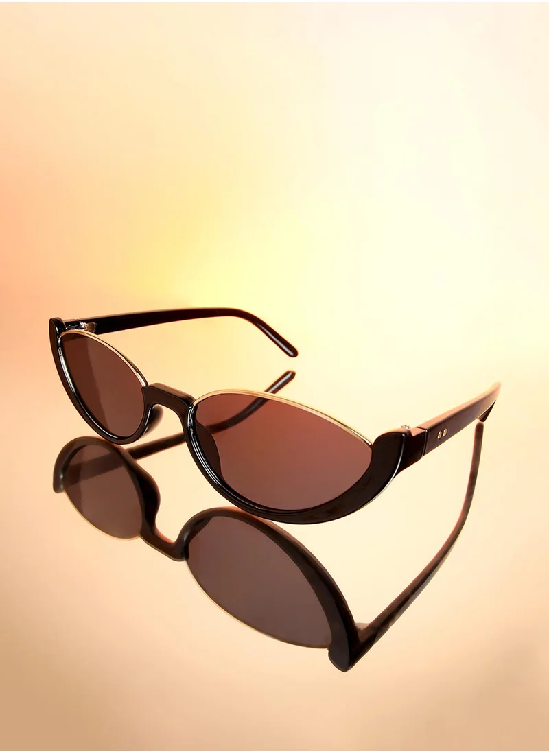 Haute Sauce The Block Full Rim Cateye Sunglasses