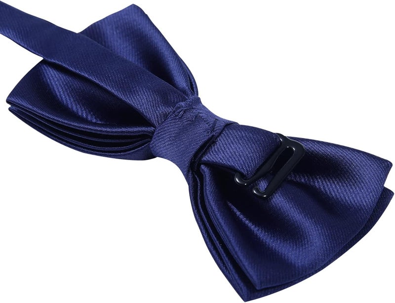 Kajeer Kids Bow Tie, Boy Bow Ties Pre-tied Silk 100% Classic Solid Adjustable Girls Neck Bowtie for Wedding Party - Image 3