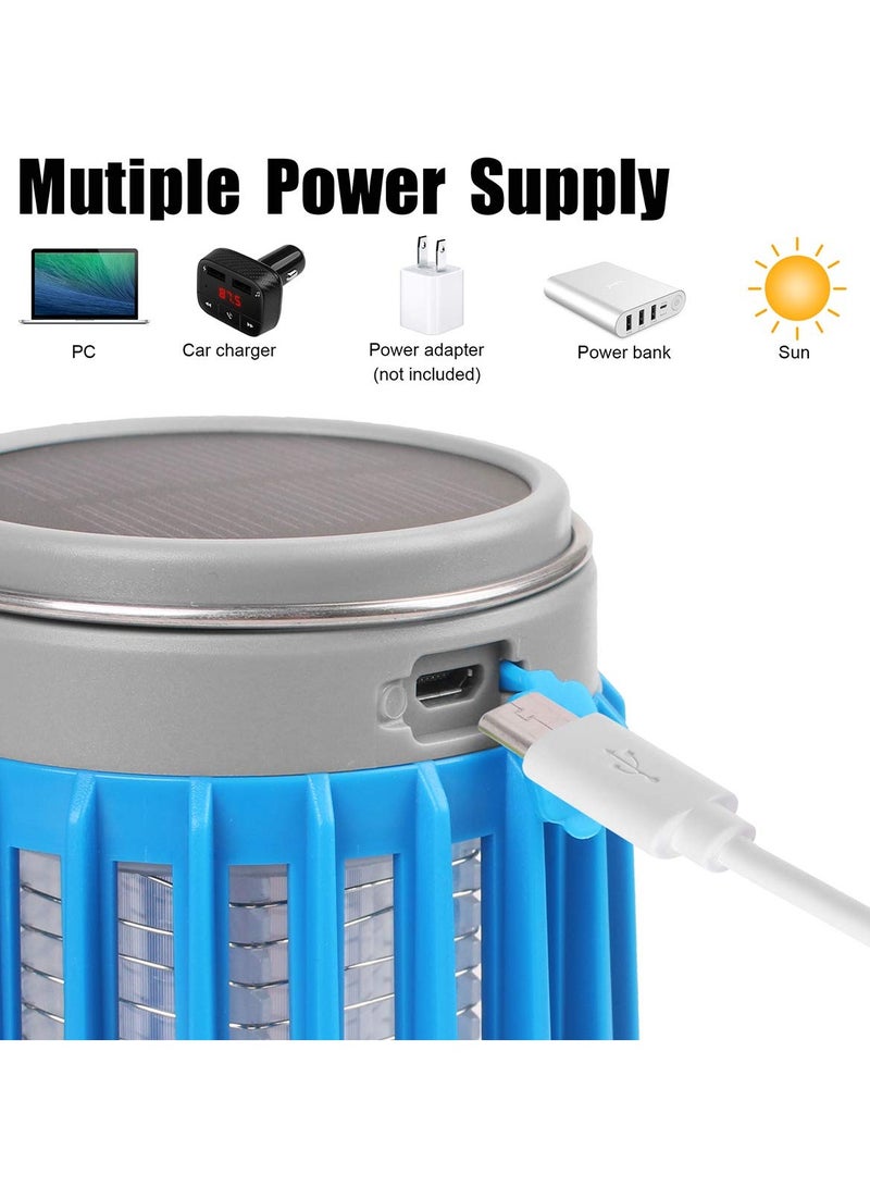 Generic Portable Mini Mosquitoes Killer Lamp, Camping Lantern Bug Zapper, 1800mAh Rechargeable Camping Light Lantern, 8H lighting, USB No Noise Electric Fly Killer Light, IPX4 Waterproof for Outdoor & Indoor  - Image 3