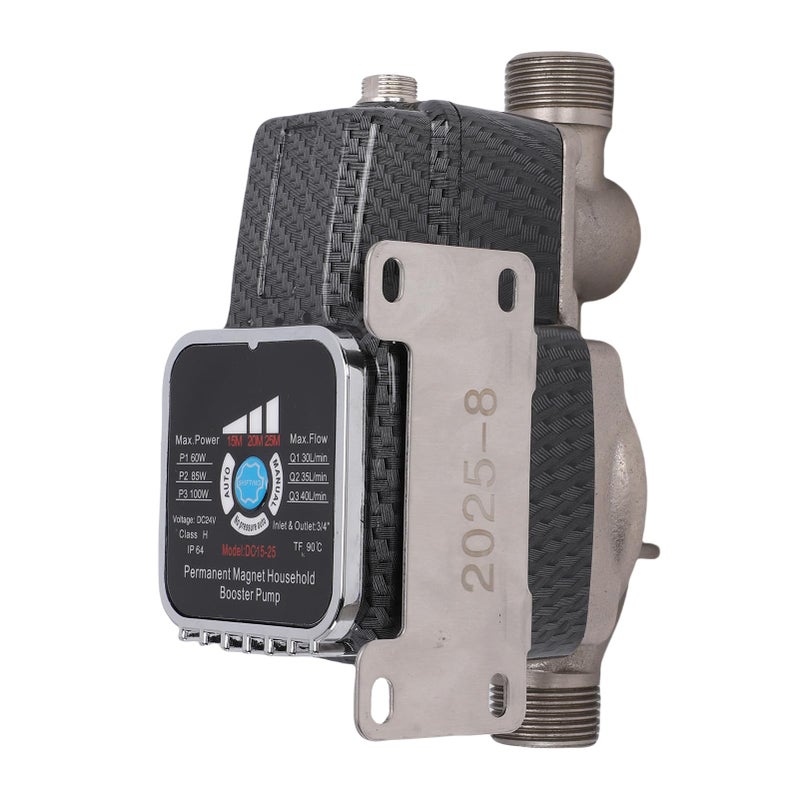 Common Water Pressure Pump 100W Brushless Motor 36 2PSI 3 Gears Auto Manual Mode Shower Adapter - Image 5