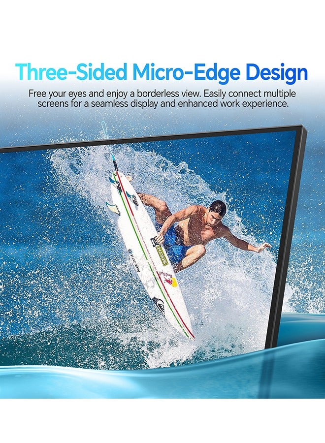 KOORUI KOORUI 22-Inch Full HD Monitor 1920 x 1080, Ultra-thin design, 100Hz 99% sRGB, Adaptive Sync, VESA Mountable, Tilt Adjustable, Eye protection, HDMI and VGA, E2212F  - Image 5