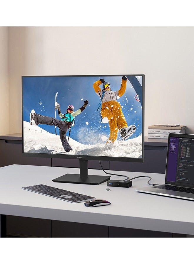KOORUI 22-Inch Full HD Monitor 1920 x 1080, Ultra-thin design, 100Hz 99% sRGB, Adaptive Sync, VESA Mountable, Tilt Adjustable, Eye protection, HDMI and VGA, E2212F
