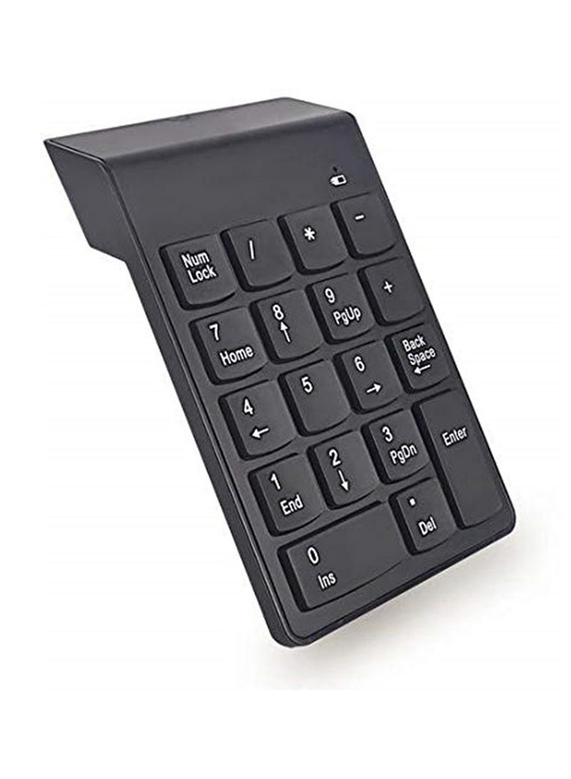 لوحة مفاتيح رقمية صغيرة 18 Keys لوحة مفاتيح رقمية 2.4G USB لوحة مفاتيح لاسلكية Numpad لأجهزة الكمبيوتر المحمول المتوافقة - Image 2