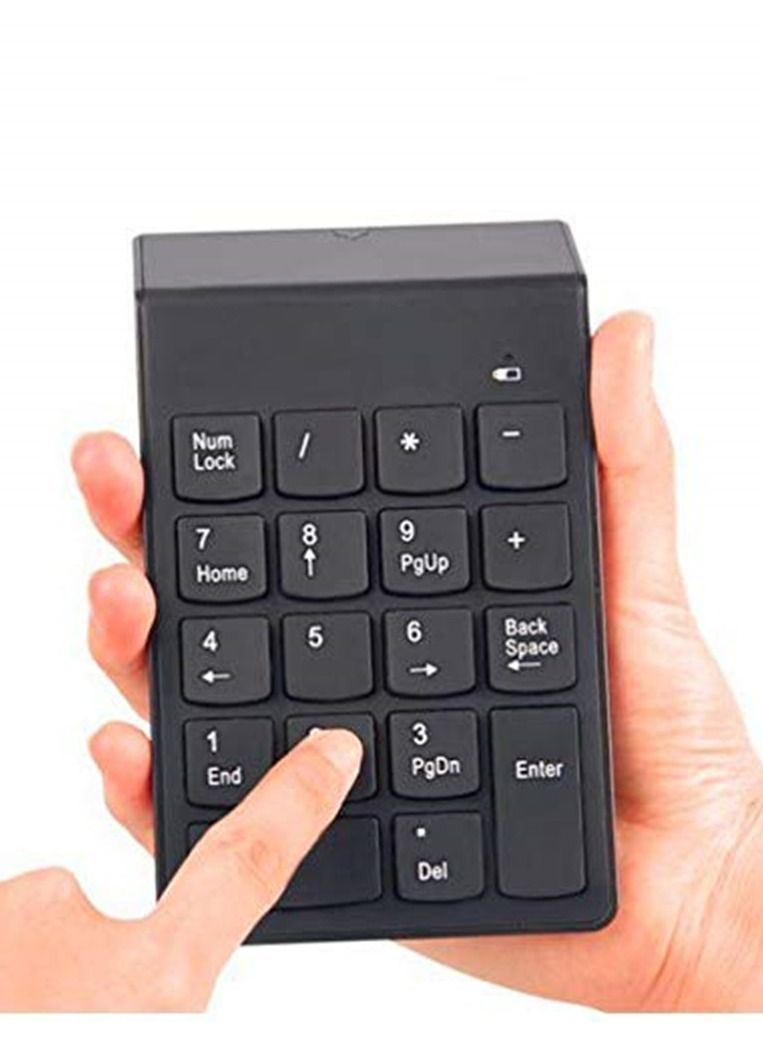 لوحة مفاتيح رقمية صغيرة 18 Keys لوحة مفاتيح رقمية 2.4G USB لوحة مفاتيح لاسلكية Numpad لأجهزة الكمبيوتر المحمول المتوافقة - Image 5