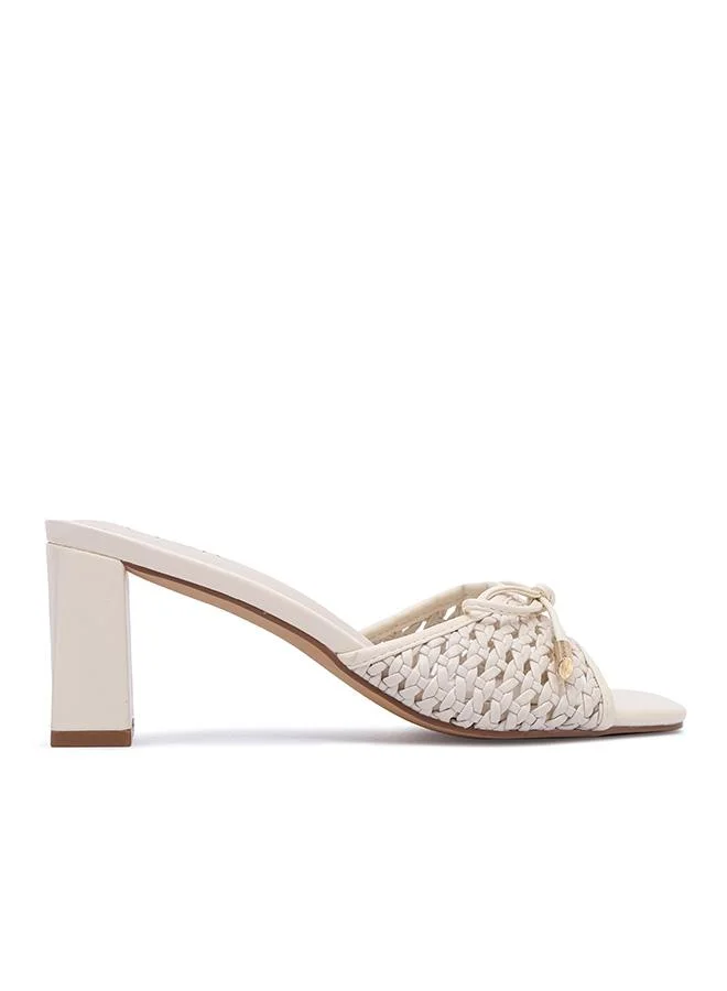 FYOR Stylish Lattice-Detail Heeled Sandal CD 021
