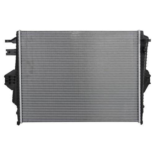 TRQ Radiator Assembly Aluminum Core Compatible with 11-18 Porsche Cayenne 11-17 Volkswagen Touareg - Image 2