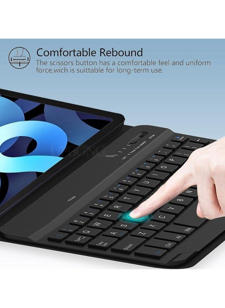 Honor Pad X9 11.5 inch 2023 case for, Slim Protective Case with Detachable Wireless Bluetooth Keyboard  Mouse