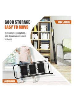 Generic HBTower 3-Step Foldable Step Ladder with Non-Slip Pedals, Portable, Robust with Handrails, 150 kg Capacity, Perfect for Kitchen and Household Use, Black  - Image 4