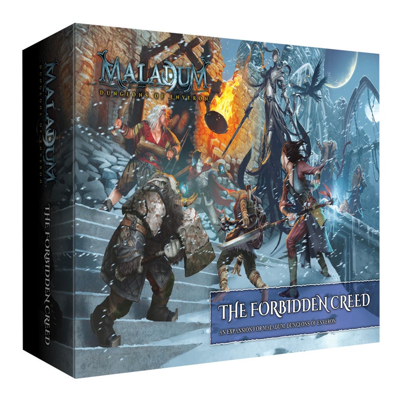 Battle Systems Maladum The Forbidden Creed Expansion Fantasy Dungeon Crawler Game Immersive Terrain Solo Coop and Adversarial Play - Image 3