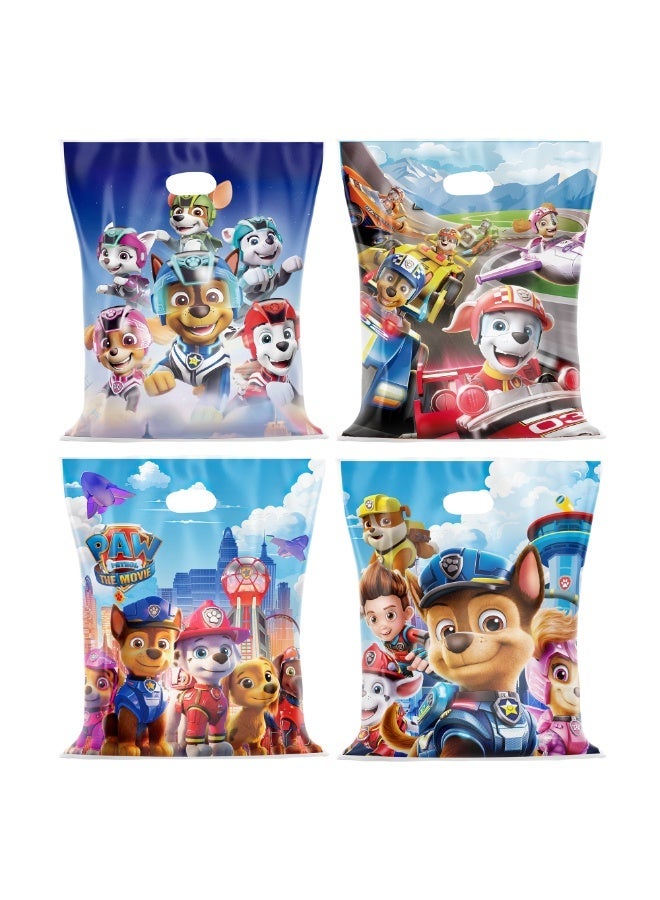 ILovhaprty Handheld Paw Patrol Party Favor Bags, 16 Pcs Paw Patrol Favor Bags for Birthday Parties Paw Patrol Favor Bags Paw Patrol Candy Bags, Paw Patrol Plastic Bags for Paw Patrol Party Decorations - Image 1